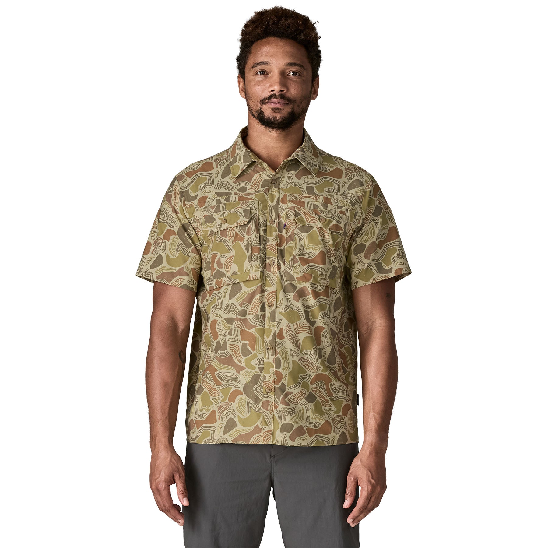 Men's Short-Sleeved Self-Guided Sun Shirt - Image 2
